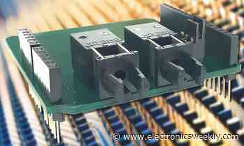 Arduino shield demonstrates 25m optical fibre comms.