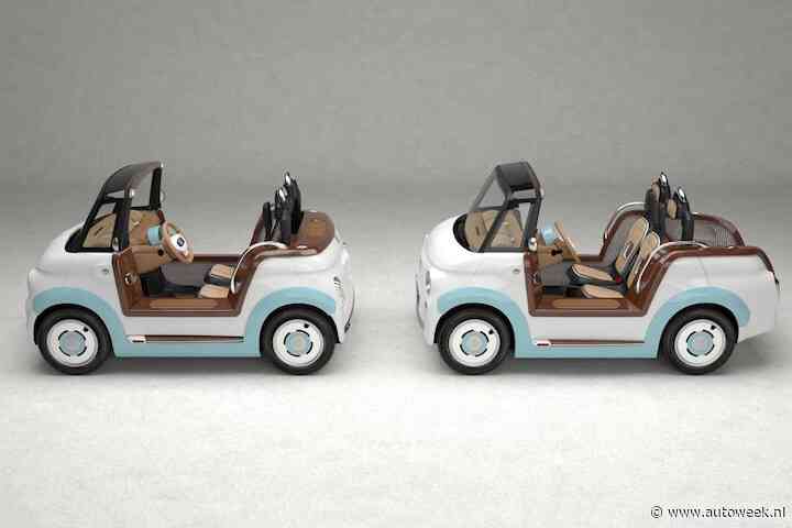Het kan altijd schattiger: Castagna maakt 'Jolly' van Fiat Topolino