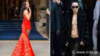 Erst Schleppe, dann oben ohne: Katy Perry weiß sich zu vermarkten