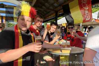 Gelukkig is er bij KFC Halle anderhalve meter bier voor 30 euro om hoop te putten voor volgende match