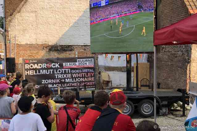 IN BEELD. Zo beleefde Heule-Watermolen het gelijkspel van de Rode Duivels: “Prachtig weer, lekkere rosé”