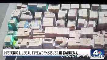 Bomb squad called as Calif. PD seizes 75 tons of illegal fireworks