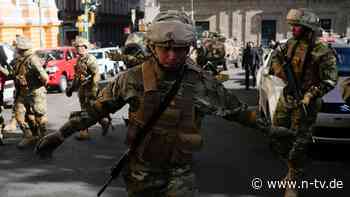 Sorge vor Putsch: Soldaten dringen in Boliviens Präsidentenpalast ein