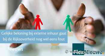 Gelijke beloning bij externe inhuur gaat bij de Rijksoverheid nog wel eens fout