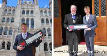 Brentwood sea cadet Miles Hayward gets Freedom of The City of London