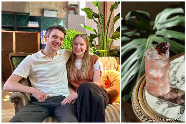 Robbe (26) en Doñana (25) openen pop-up cocktailbar Jacobius: “De Brugse binnenstad is van groot belang voor ons”
