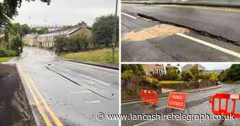 Burnley homes 'left without water' after burst water pipe
