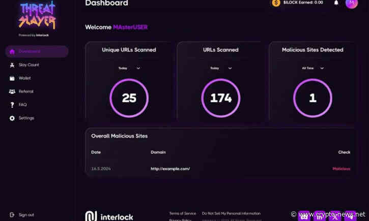 Interlock Launches ThreatSlayer Web3 Security Extension and Incentivized Crowdsourced Internet Security Community