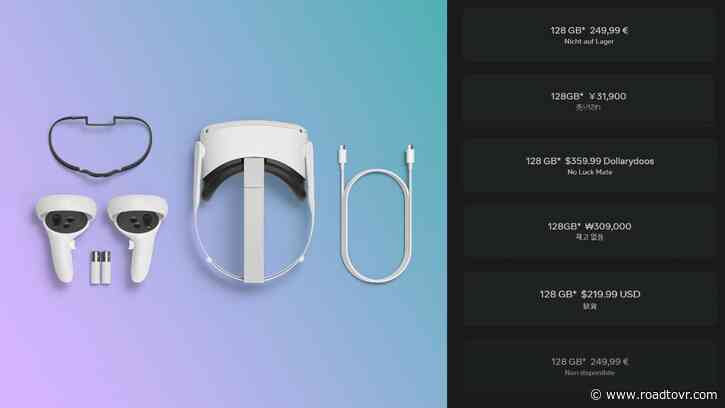 Quest 2 Goes out of Stock at Meta Store as Rumors Point to Next Headset