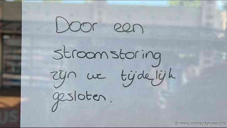 Urk - Grote stroomstoring in NOP en op Urk weer voorbij, twee uur eerder dan verwacht