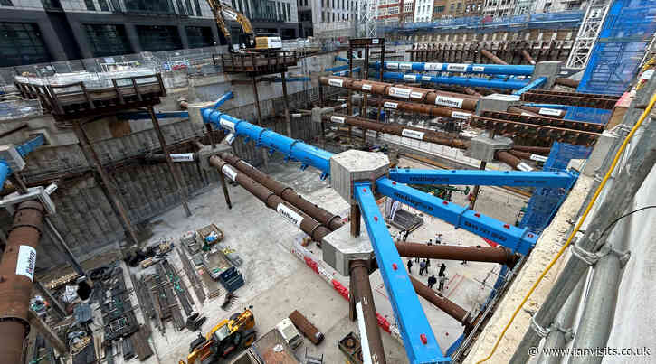 Deep hole on Fleet Street marks milestone for London’s new legal hub