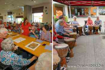 Kunst van het Dementieatelier tentoongesteld tijdens groot tuinfeest in De Wilg