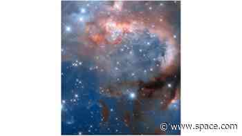 Hubble Telescope spies baby stars in their glowing stellar cocoon (photo)