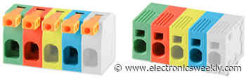 Single pole terminals in five colours for coded terminations