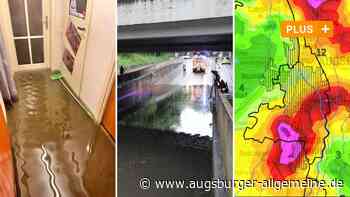 "Sieht schlimm aus": Der Starkregen trifft nur manche Stadtteile hart