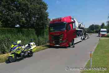 Meerdere truckers die omleidingssignalisatie negeren op de bon