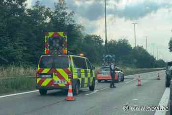 Wegdek komt omhoog op E313 in Diepenbeek: snelweg afgesloten