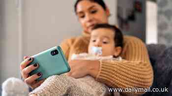 Mums who are obsessed with their smartphone talk to their children less, study finds - which may hinder their language development