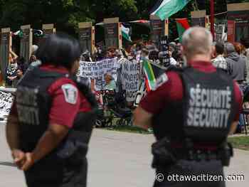Pro-Palestinian protesters gather as encampment reaches 60 days
