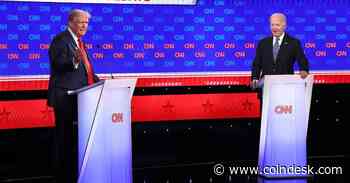 Crypto Unmentioned at First 2024 U.S. Presidential Debate