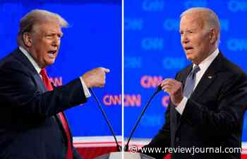 Biden, halting and raspy, confronts Trump during 1st presidential debate