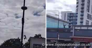 Viral TikTok shows 'Bromley Night Crawler' jump across buildings