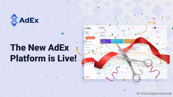 AdEx Launches Advanced Platform for Web3 Advertisers
