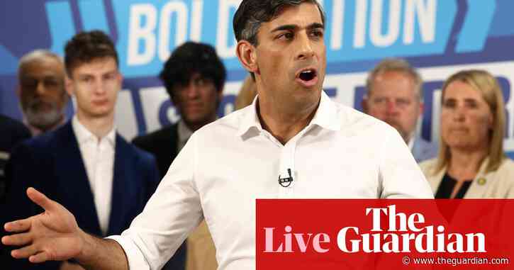 Rishi Sunak speaks of ‘hurt and anger’ at daughters having to hear Reform activist’s racist slur about him – UK general election live