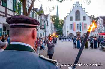 Zapfenstreich der Bürgerschützen in Brakel