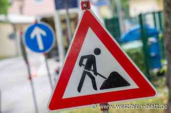 Ein Woche Straßenbauarbeiten  in Sielhorst