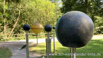 Kurpark in Bad Liebenzell: Junge Leute  wollen den Planetenweg richten