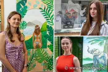 Oekraïense vluchtelingen dromen van vrede en zetten hun droom op doek: “Een paradijs is geen utopie, wel iets waar we samen aan kunnen bouwen”