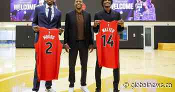 Raptors picks Walter, Mogbo introduced to Toronto