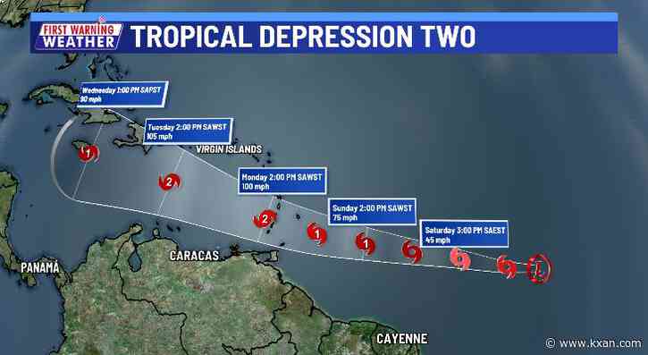 Heat rolls on as tropical depression forms in Atlantic