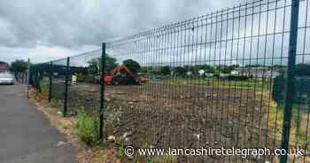 Work begins on new flats opposite Blackburn school