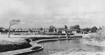Old postcard showing Hamworthy, Dorset from many years ago