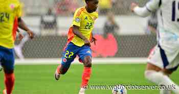 Watford man Asprilla replaces Rodriguez in Colombia victory