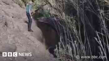 Police film shows harsh terrain in Jay Slater search