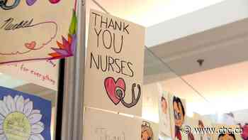 Cards from children give nurses a welcome morale boost