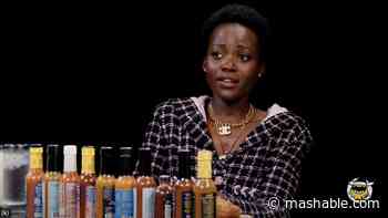 Lupita Nyong'o is driven to spicy wing despair on "Hot Ones"