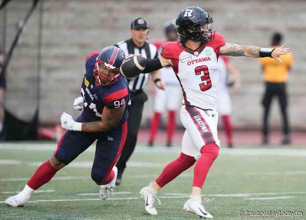 Redblacks, Ticats both look to halt losing skids in meeting in nation’s capital