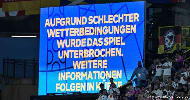 Unwetter in Dortmund: Deutsches EM-Achtelfinale unterbrochen