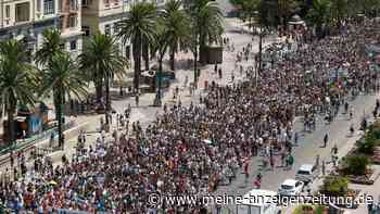 Auch in Málaga großer Protest gegen Massentourismus