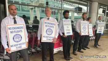 WestJet cancels 407 flights as mechanics strike in surprise move on busy long weekend