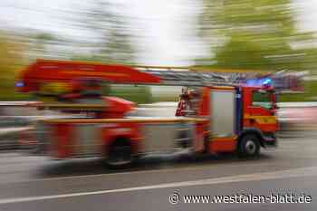 Minden: Brand in einem Mehrfamilienhaus