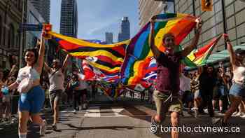 Thousands gather in downtown Toronto for one of Canada's largest Pride parades
