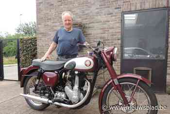 Jos Vermeeren restaureerde een BSA uit 1951, type waarmee hij in 1963 Belgisch kampioen motorcross werd