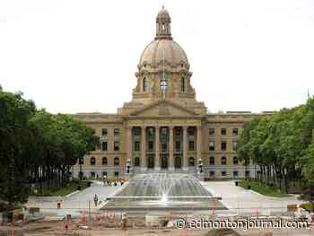 Alberta legislature pool, fountain reopening on Canada Day
