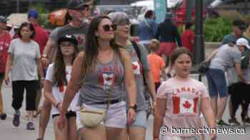 Barrie's city services on Canada Day