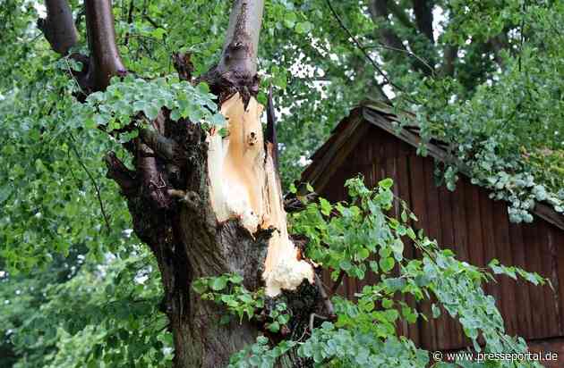 FW Hambühren: Trotz schwerer Gewitter in der Gemeinde Hambühren: Feuerwehr nur bei einem Einsatz gefordert